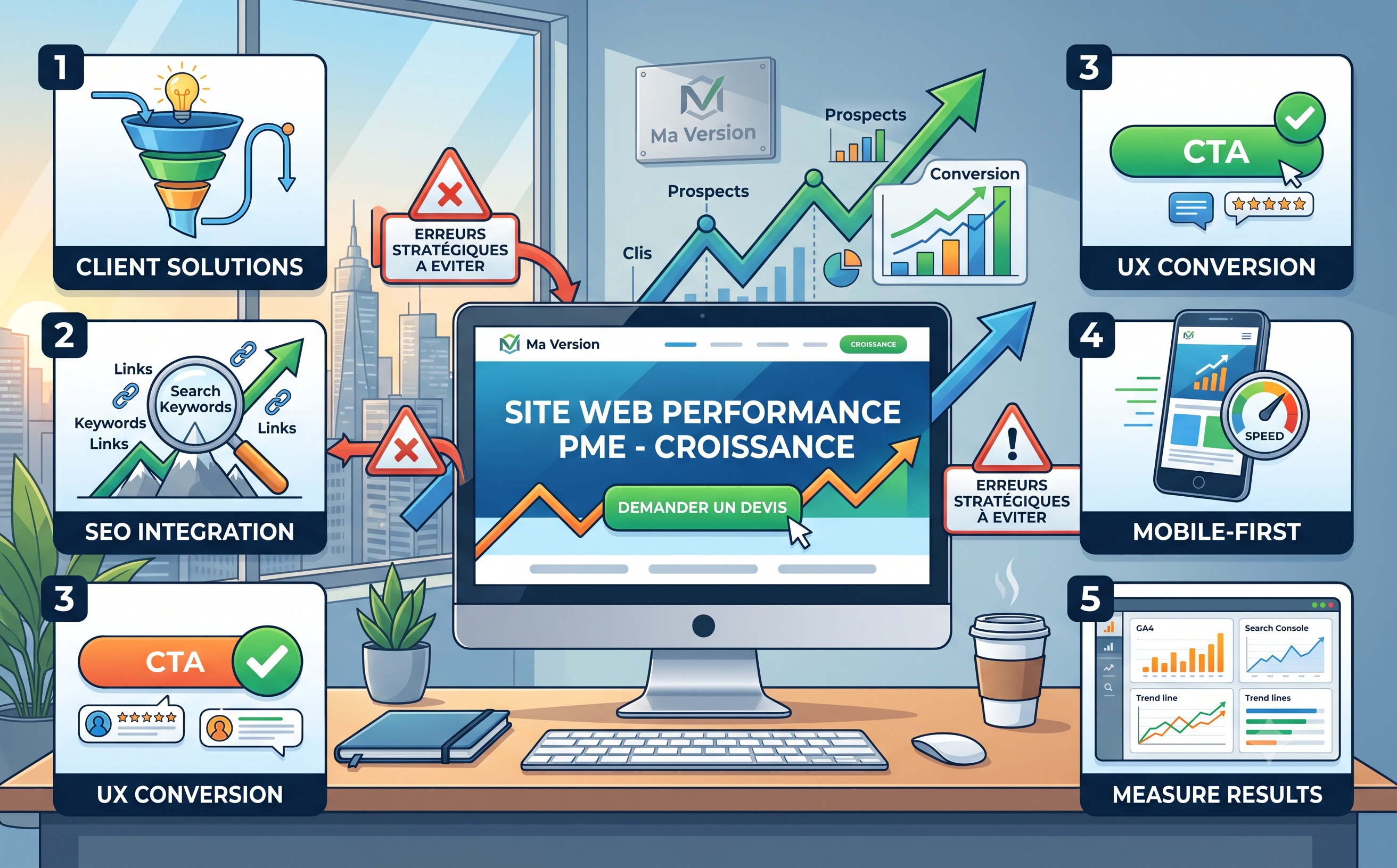 Création Site Web PME : 5 Erreurs à Éviter